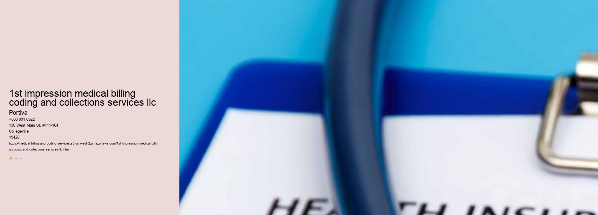 1st impression medical billing coding and collections services llc